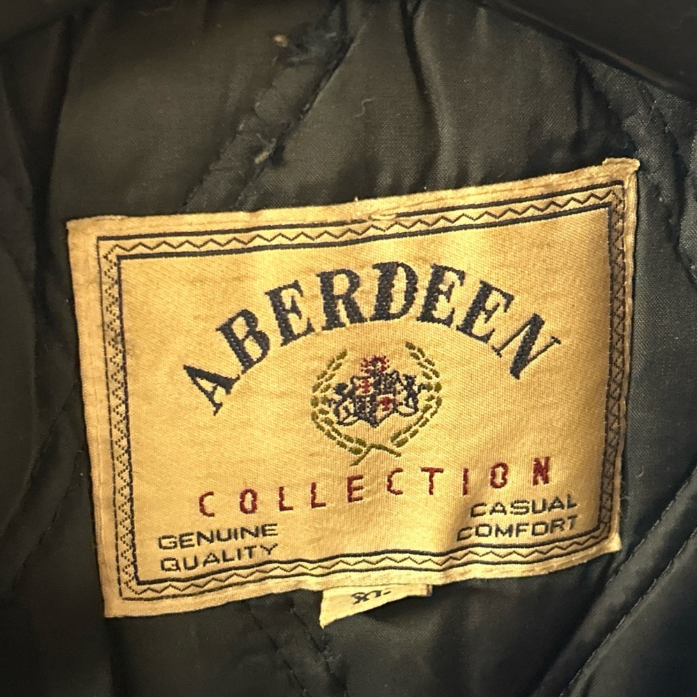 Vintage World War II wool navy jacket Aberdeen collection size XL rare With Id - Picture 2 of 10